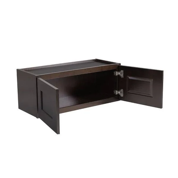 Design House 613927 Brookings 33 inch Fully Assembled Kitchen Corner Wall Cabinet - Espresso Shaker, Brown