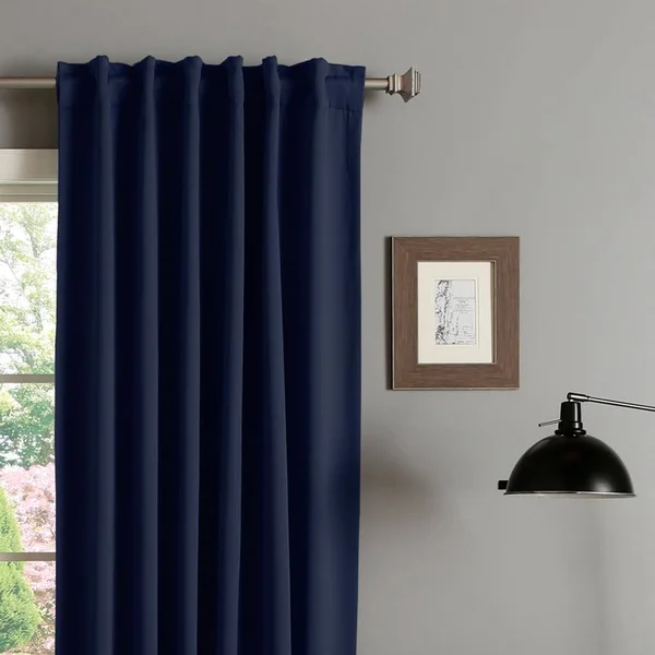 Aurora Home Insulated 72-Inch Thermal Blackout Curtain Panel Pair - 52 x 72