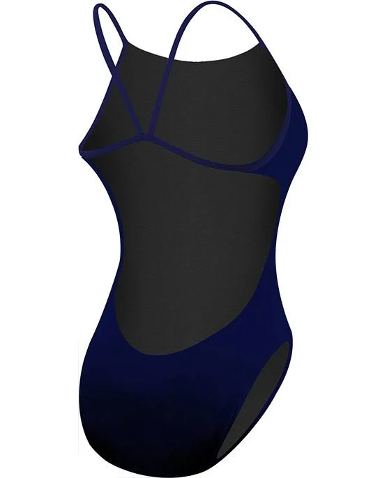 TYR Tfdus7a Women's Durafast Elite Cutoutfit Swimsuit - Navy - 32