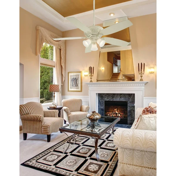 Minka Aire F759-PBL Classica Provencal Blanc 54x22 Ceiling Fan