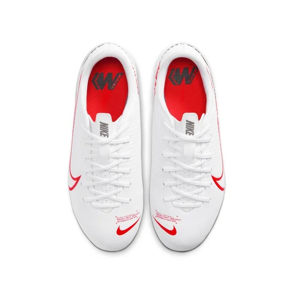 Nike Kids Mercurial Vapor 13 Academy mg FG White/Laser Crimson - 4