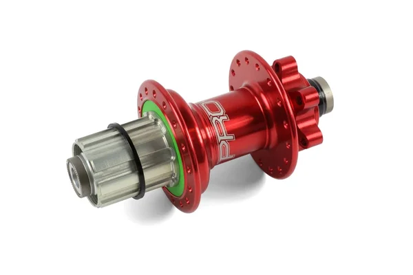 Hope Pro 4 Rear 36H 135mm - 10mm - Shimano Steel Freehub - Red