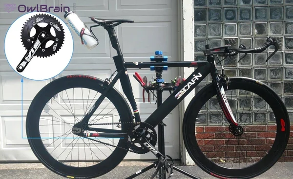 CYSKY Single Speed Crankset Set 48T 170mm Crankarms 130 BCD Fixie for Bike Fixed Gear
