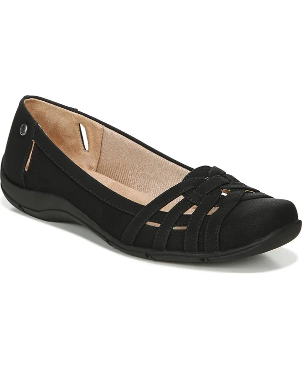 Women's Diverse Flats by LifeStride in Black (9 M)