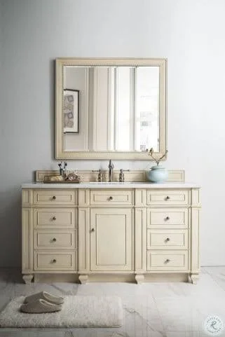 James Martin 157-M44-VV 44 in. Bristol Rectangular Mirror Vintage Vanilla