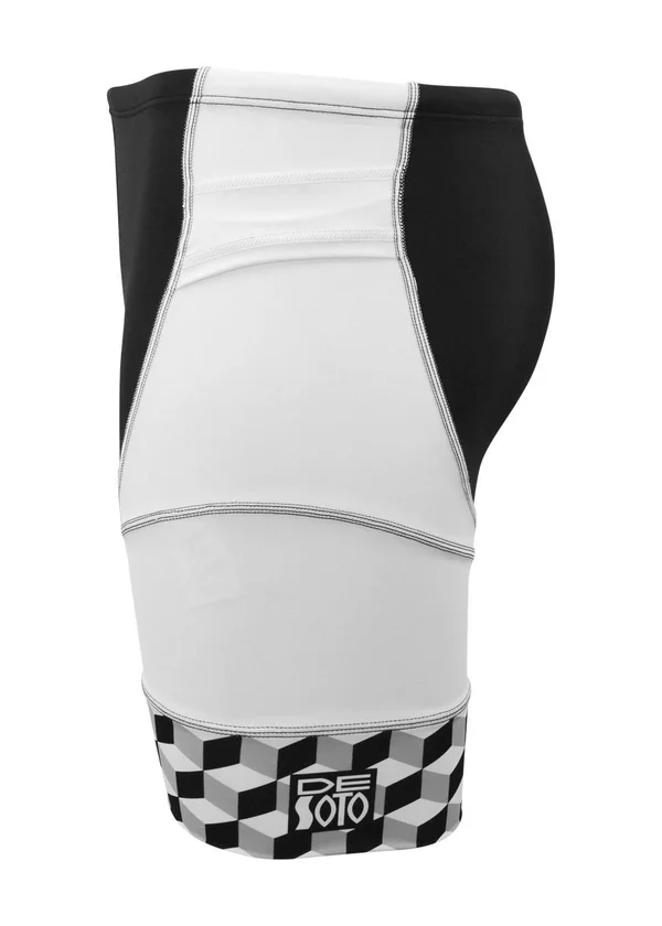 DeSoto Men's Riviera Tri Short - 2020 - M - Grey Cube