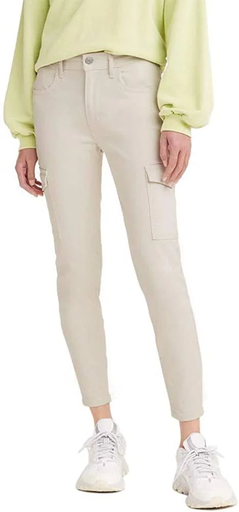 Levi&s 721 Skinny Ankle Utility Women's Pants - Soft Clean Oatmeal 24