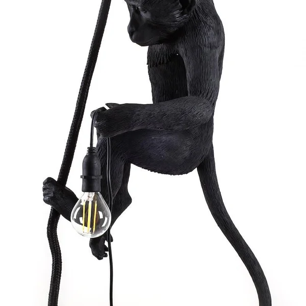 Seletti Monkey Lamp Pendant Lighting Black