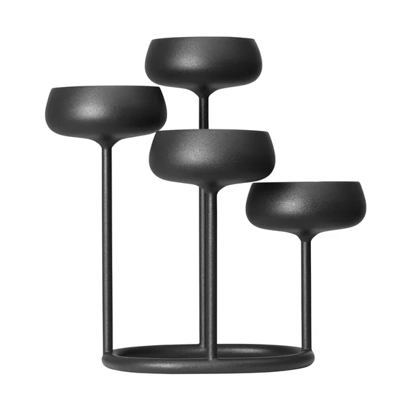 Iittala Nappula Candelabra - Dark Grey