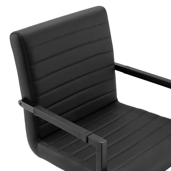 Savoy Vegan Leather Dining Chairs Set of 2 Gray Modway