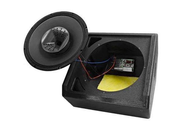 Seismic Audio Compact 12 inch 2-Way Coaxial Floor, Stage Monitor with Titanium Horn - 250W SAX-12M