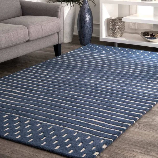 nuLOOM Marlowe Stripes Rust 4 ft. x 6 ft. Indoor Area Rug - Red
