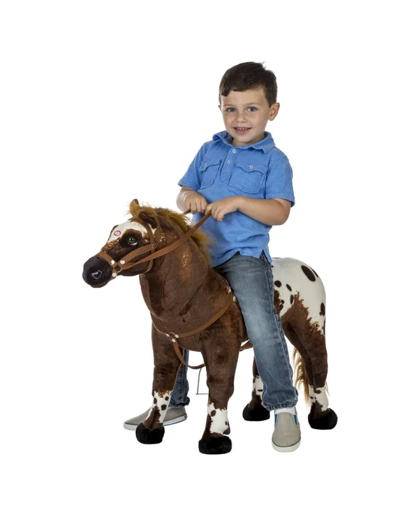 Rockin& Rider Domino Stable Horse - Brown