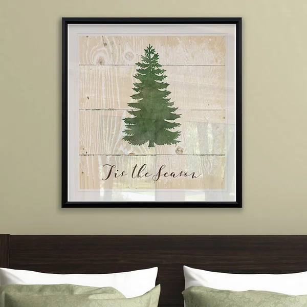 TIS The Season Pine -Framed Giclee Print - 34x34