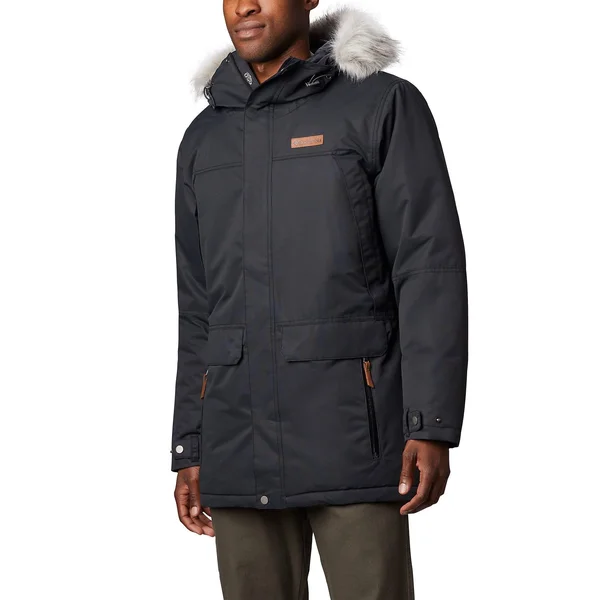 Columbia Men & S South Canyon Long Down Parka - Black