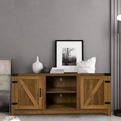 Anauri TV Stand for TVs Up to 65x22 Gracie Oaks Color: Oak