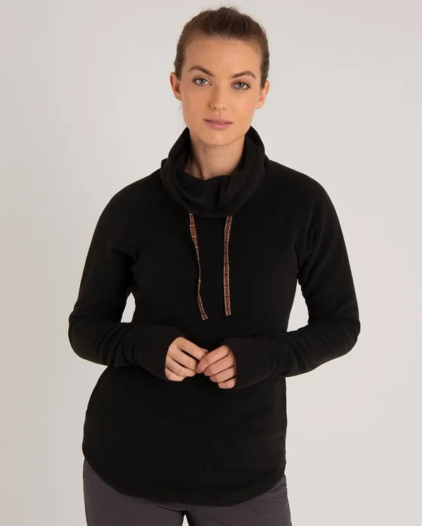 Sherpa Women's Rolpa Pullover - Medium - Black