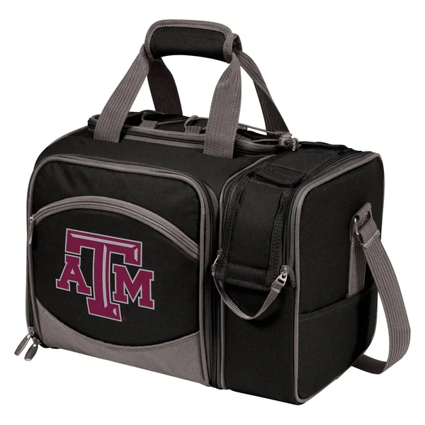 Picnic Time NCAA Malibu Picnic Cooler: Black/Texas A & M Aggies