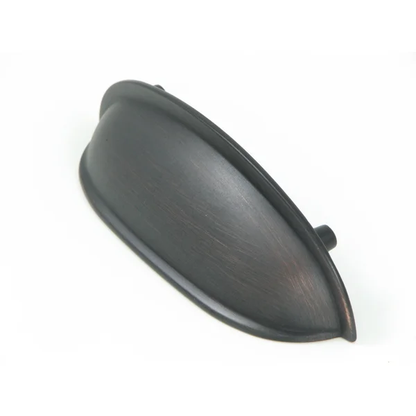 Stone Mill Hardware Oil Rubbed Bronze Cup Pull (Pack of 25)