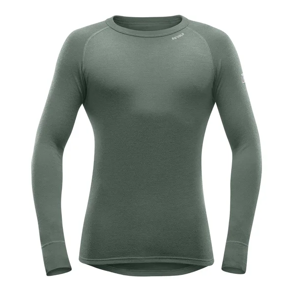 Devold Expedition Man Shirt Green, Mens Merino Top, Size - Color Forest
