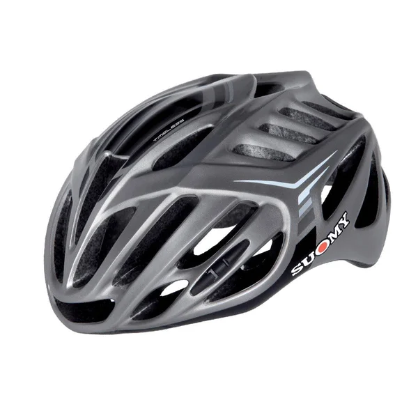 Suomy Timeless Road Cycling Helmet - SMY-TMLS (Silver, Anthracite - L/XL)