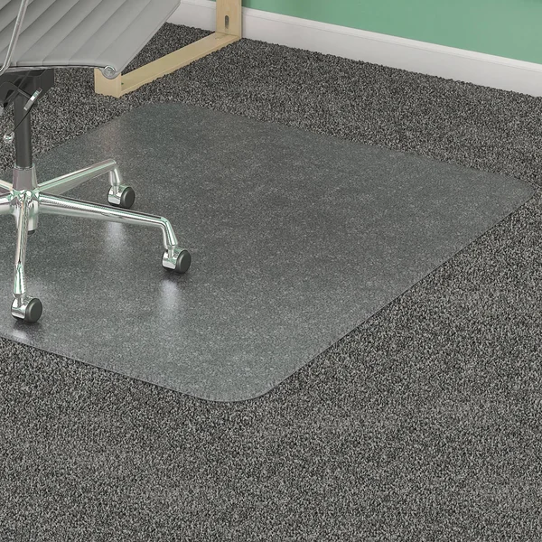 Lorell Plushmat Chair Mat - Clear