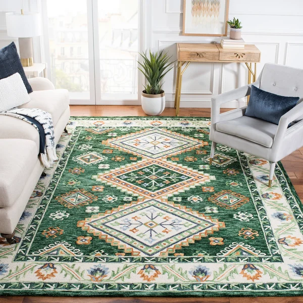 Safavieh Aspen Rug Collection APN706Y - Green, Ivory - 4& x 6&