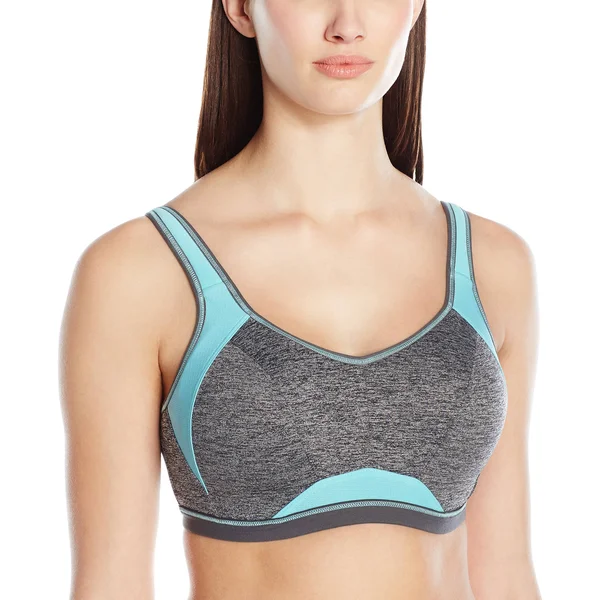 Freya Epic Underwire Crop Top Moulded Sports Bra - Carbon, 30H
