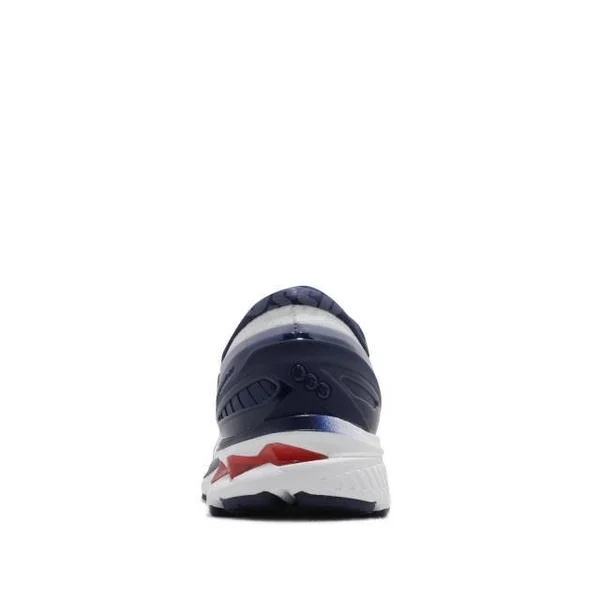 Asics Gel-Kayano 27 Running Shoes White Blue Red - 42