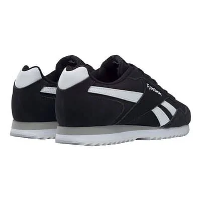 Reebok Royal Glide Ripple Shoes Black White - 48.5