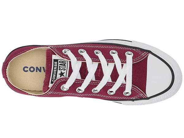 Converse Chuck Taylor All Star Low Top Sneakers (Maroon) - Size 12.0 D