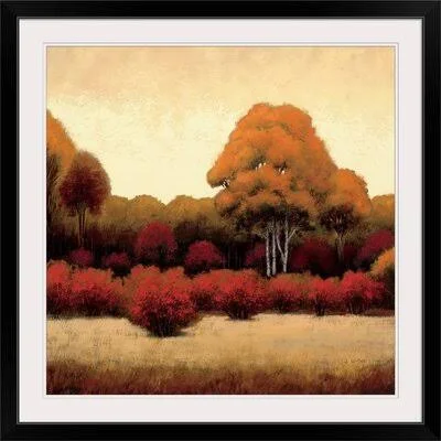 &Autumn Forest I& by James Wiens Painting Print Great Big Canvas Size: 32x22 H x 32x22 W x 1x22 D, Format: Black Framed