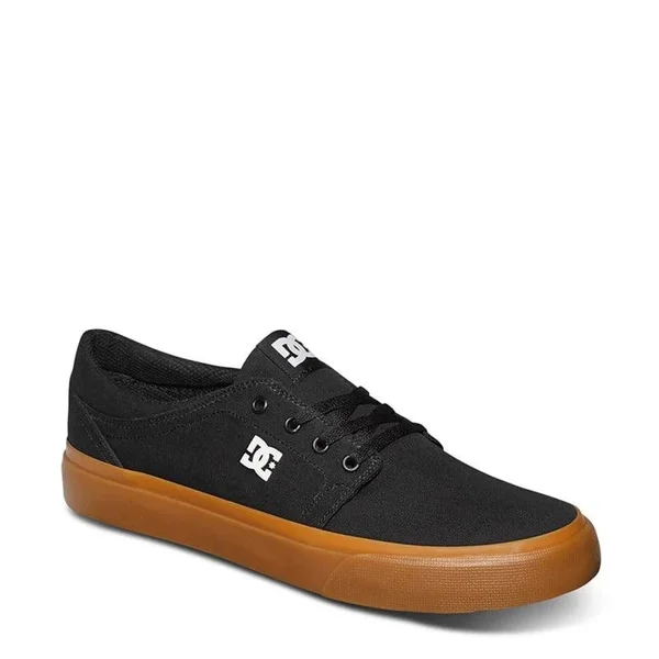 DC Trase TX Skate Shoes Black/Gum 2 : Men's 6 - Women's 7 Medium