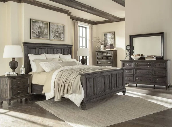 Magnussen Calistoga Mirror in Weathered Charcoal