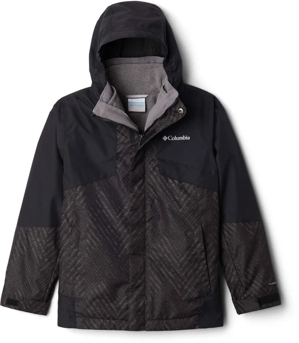 Columbia Boys& Bugaboo II Fleece interchange Jacket - XL - Black Chevron Print, Black
