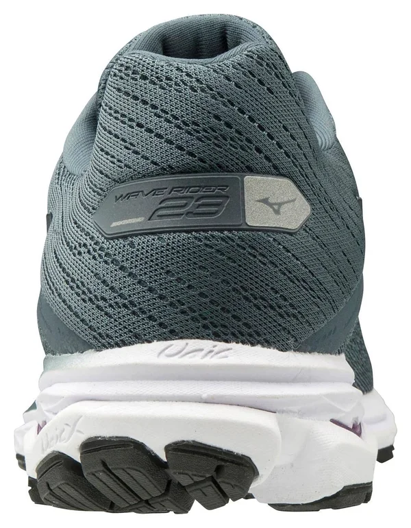 Women's Mizuno Wave Rider 23, 8.5, Citadel/Glacier Gray