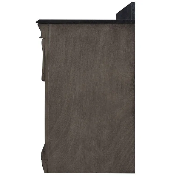 Foremost Naples 30 in. W Vanity Cabinet Only in Distressed Grey with Left Hand Drawers