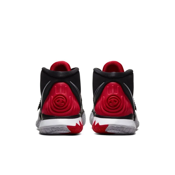 Nike Mens Kyrie Irving Kyrie 6 Basketball Shoes Black/Black/University Red/White Size 7.5