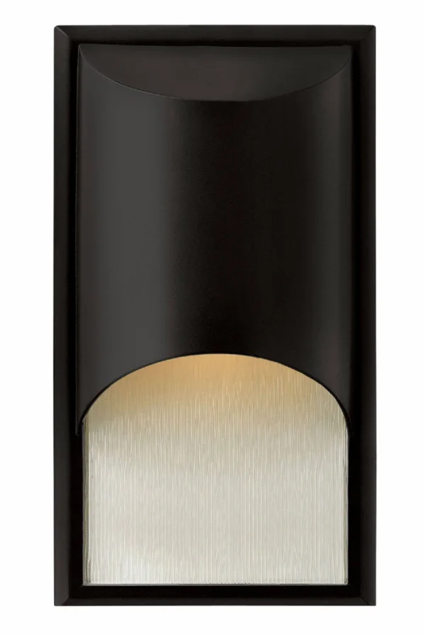 Hinkley Lighting 1830SK-LED Cascade Outdoor Wall Light, Satin Black