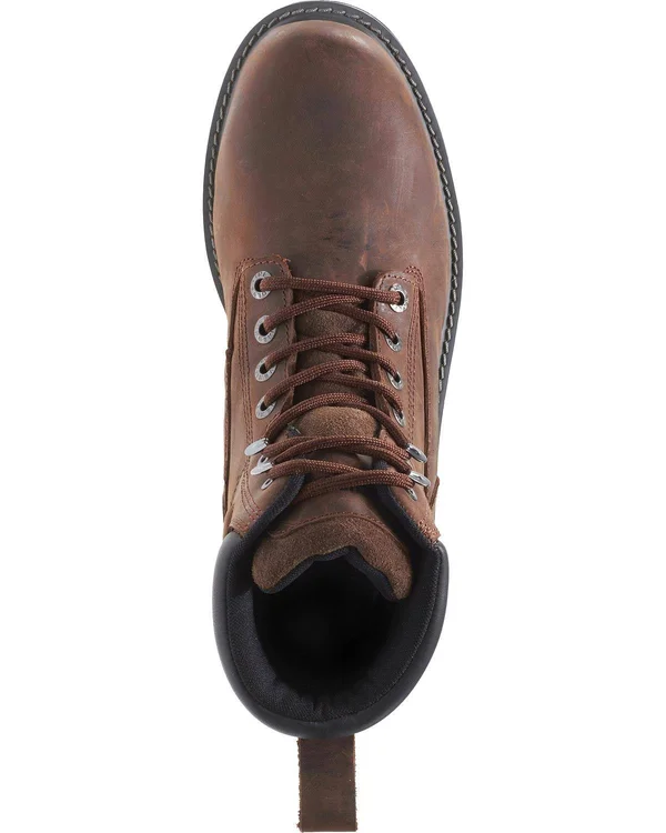 Wolverine Men's Floorhand 6 in. Waterproof Steel Toe Work Boot, Brown