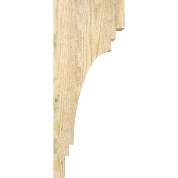 Ekena Millwork COR04X10X18PEC00RDF Pescadero - 10x22D x 18x22H, 4x22W Douglas Fir (Rough Sawn Corbel)