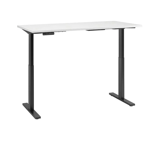 Move 60 Series 72w Power Standing Desk w/ Memory in White - Engineered Wood Top - M6S7230WHBK