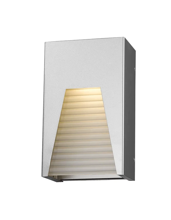 Z-Lite 561S-SL-SL-FRB-LED Millenial Outdoor Wall Light, Silver