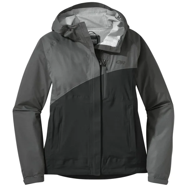 Outdoor Research Panorama Point Jacket - Women's Charcoal Herringbone/Black - S