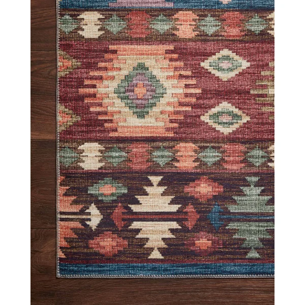 Alexander Home Escalante Southwestern Fiesta Area Rug - 2&6x22 x 7&6x22 - Fiesta/ Multi