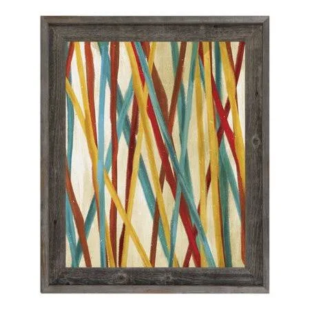 Click Wall Art Pick Up Sticks Framed Painting Print on Canvas Size: 23.5x22 H x 19.5x22 W x 1x22 D