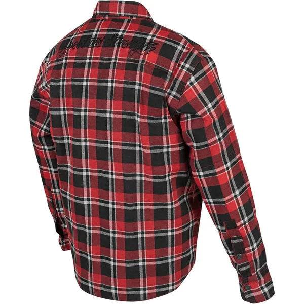 Speed and Strength Red/Black Black Nine Reinforced Moto Shirt
