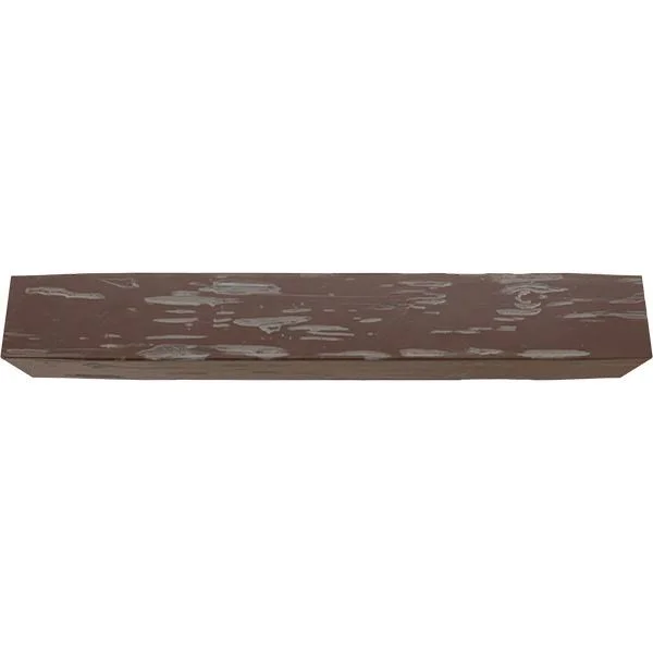Ekena Millwork MANUPC04X08X36AE 4x22H x 8x22D x 36x22W Pecky Cypress Faux Wood Fireplace Mantel - Aged Pecan