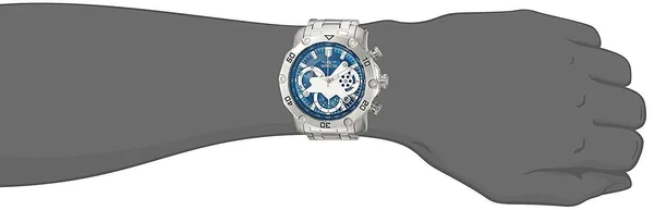 Invicta 22764 Men's Pro Diver Blue Dial Steel Bracelet Watch