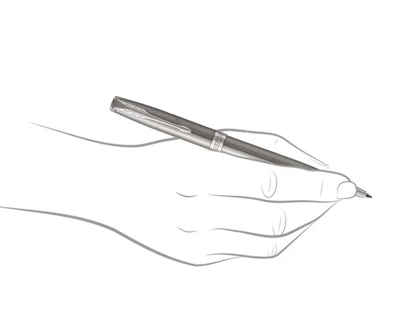 Parker Sonnet Ballpoint Pen - Stainless Steel Chrome Trim